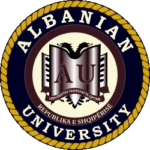Albanian University (UFO) logo